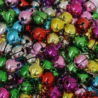 JINGLE BELLS 10MM MIX COLOURS - 22PCS