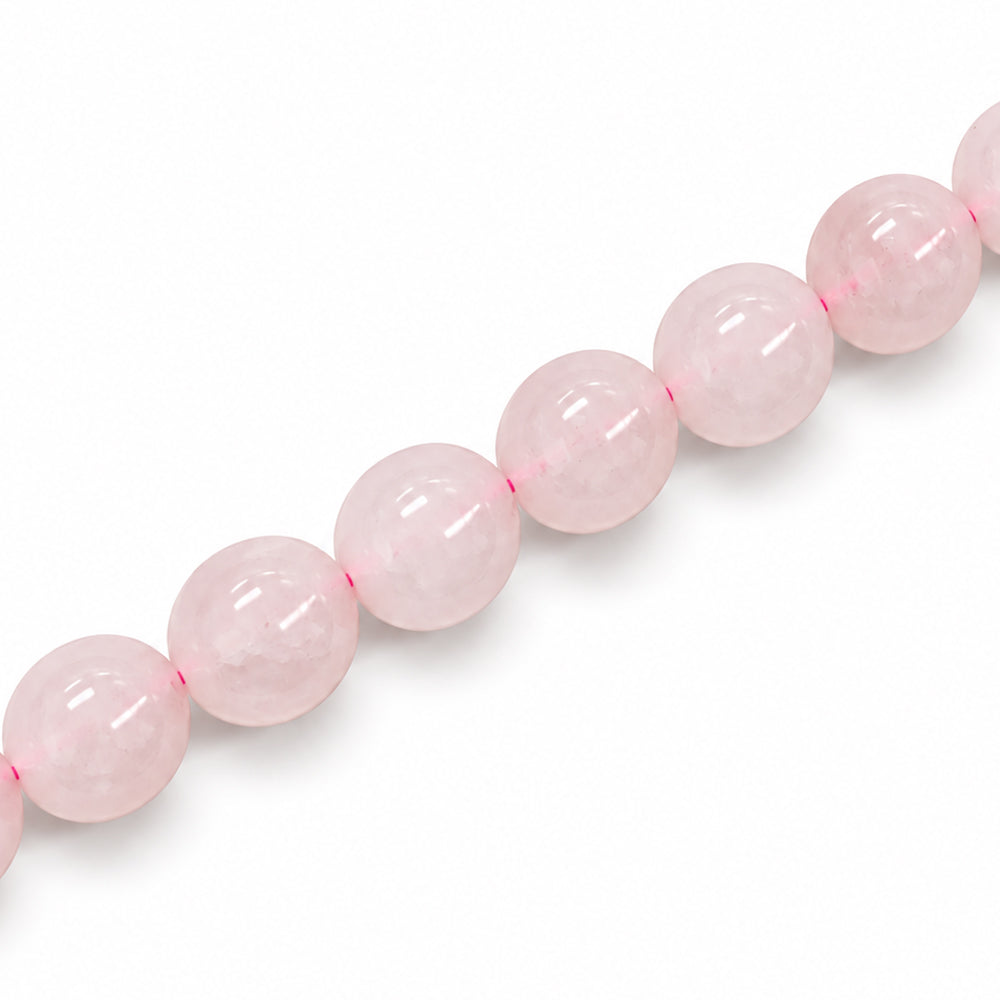Rose Quartz 10mm Round - Approx 41 PCS