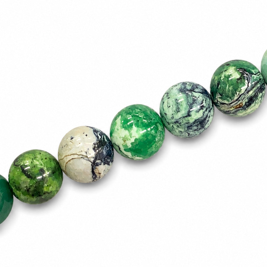 Variscite 12mm Round - Approx 32pcs