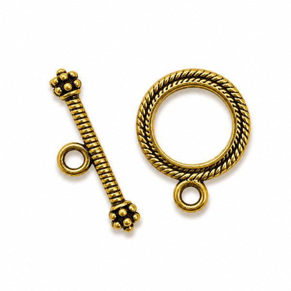 17mm Gold Toggle - 10 sets