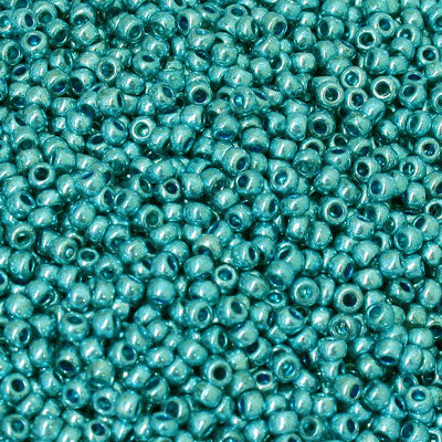 #9/0 ROCAILLES - APPROX 40G - METALLIC AQUA