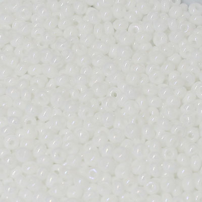 #9/0 ROCAILLES - APPROX 40G - PEARL WHITE