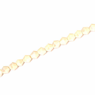 4MM CRYSTAL BI-CONE STRANDS - APPROX 98/PCS - CREAM