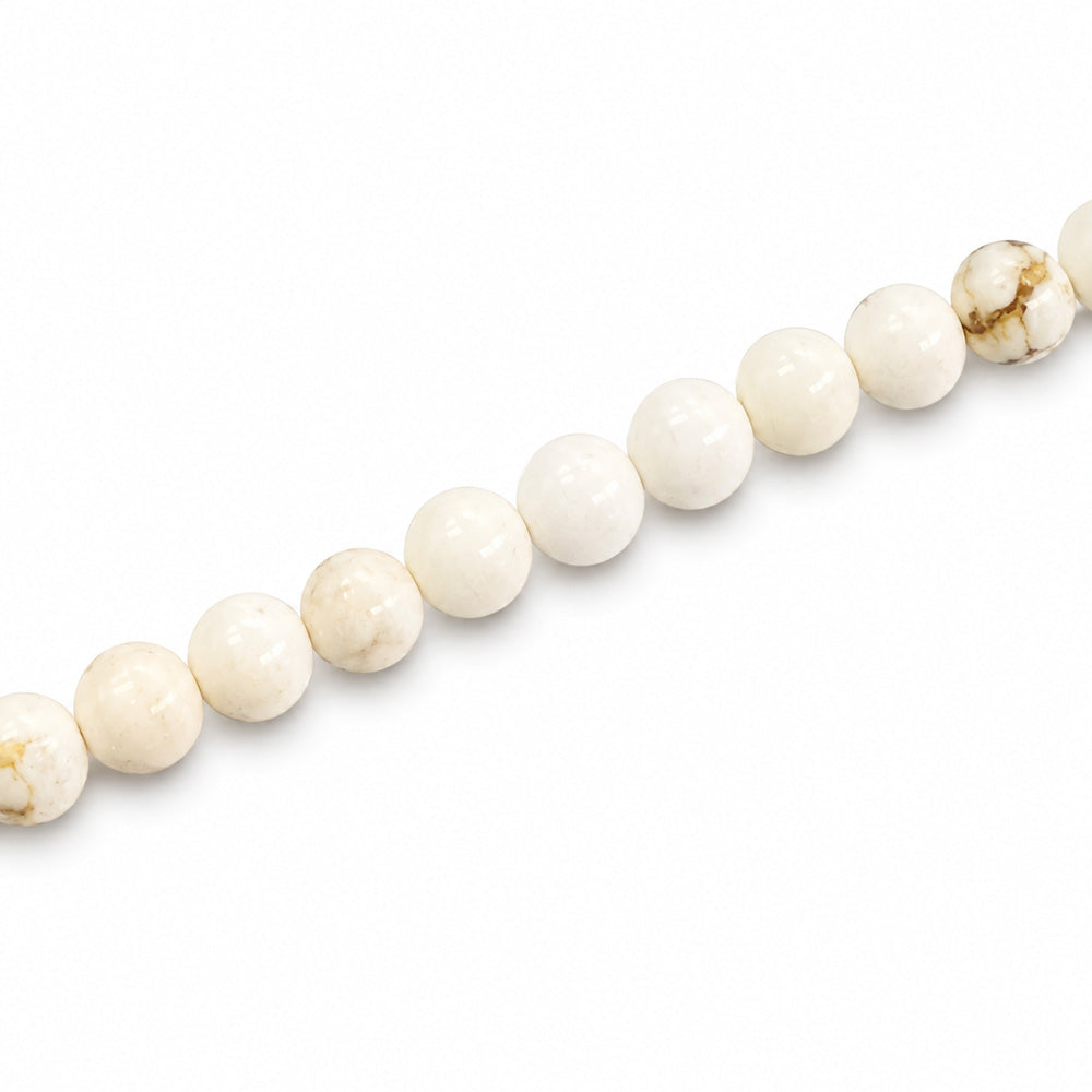 Howlite 4mm Round - Approx 100pcs