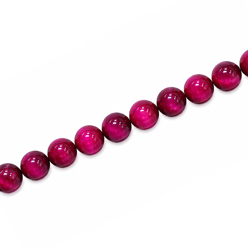 Pink Tiger Eye 4mm Round - Approx 90pcs