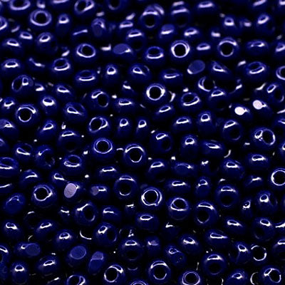 #6/0 ROCAILLES - APPROX 40G - OPAQUE NAVY