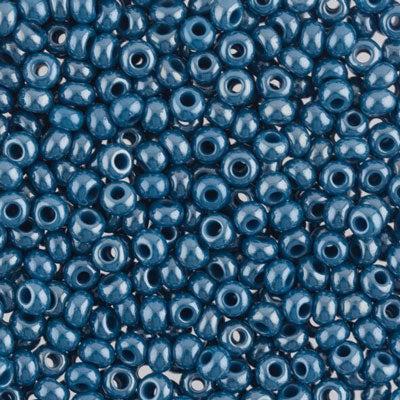 #6/0 ROCAILLES - APPROX 40G - OPAQUE DEEP OCEAN