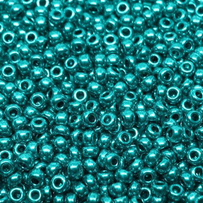 #6/0 ROCAILLES - APPROX 40G - METALLIC TEAL