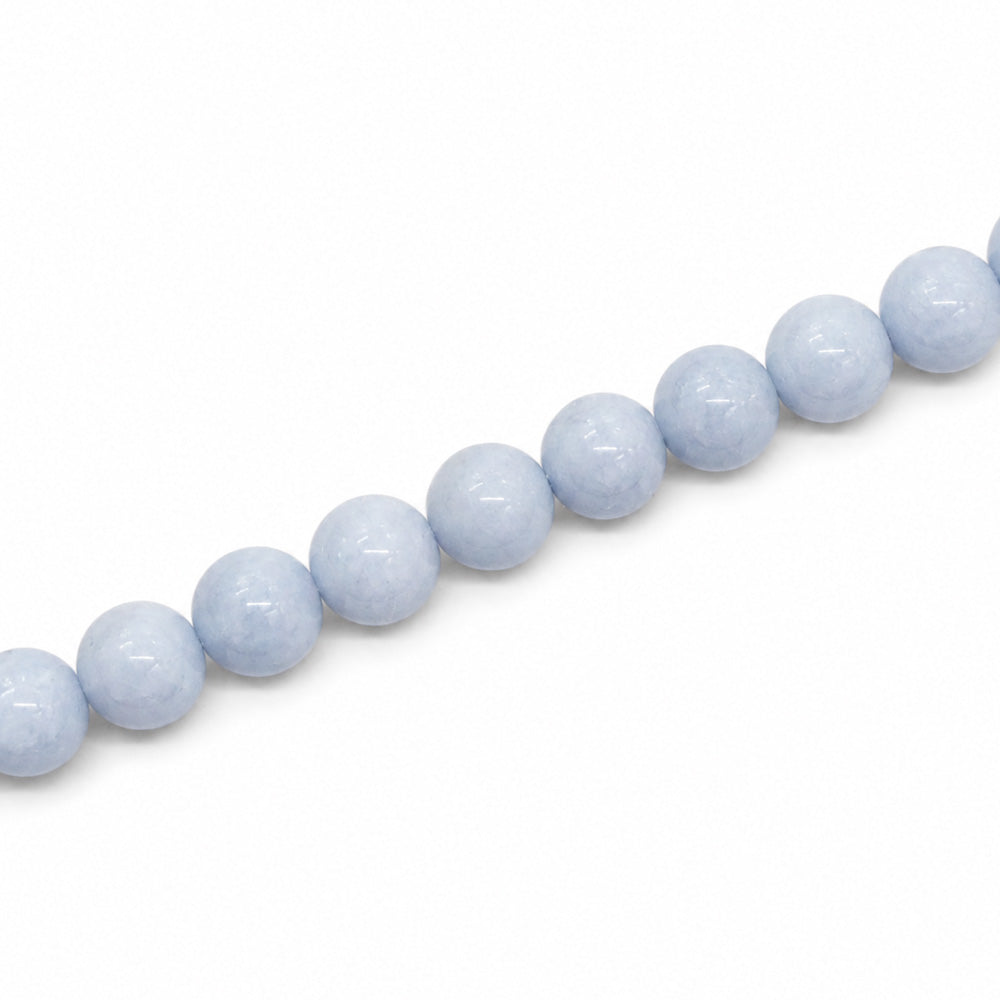 Blue Angelite 6mm Round - Approx 68pcs