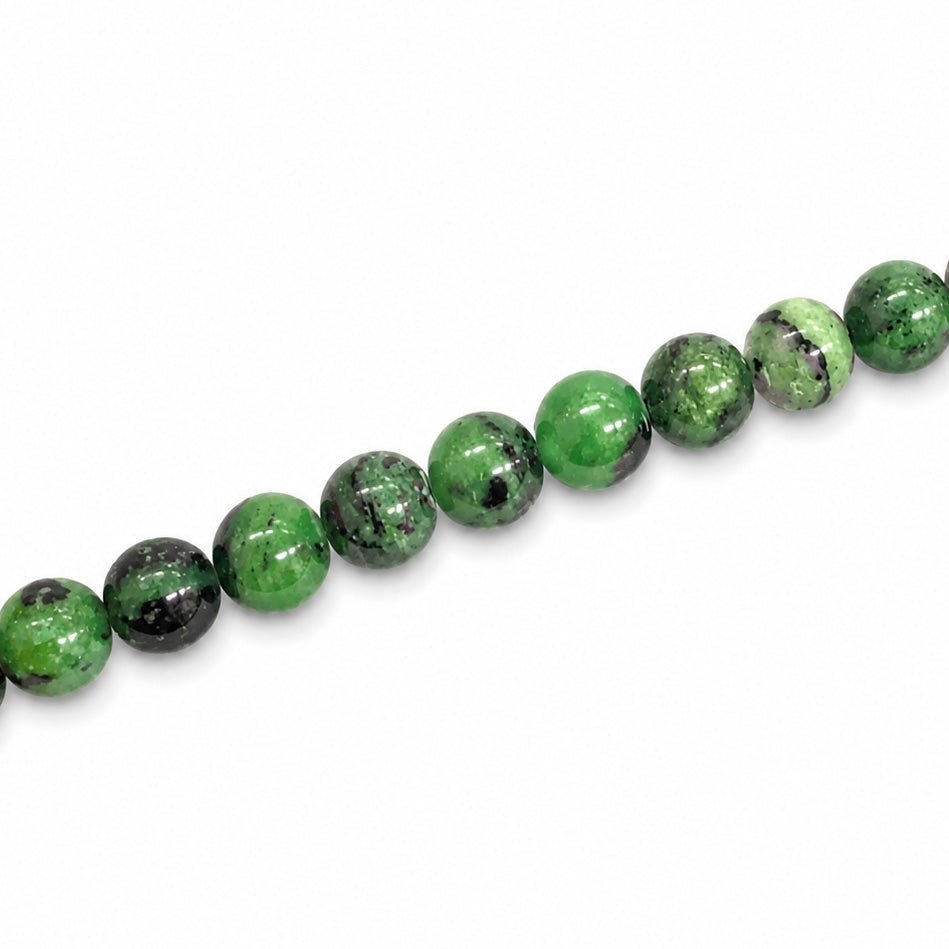 Ruby Zoisite 6mm Round - Approx 60pcs