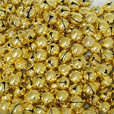 JINGLE BELLS 8MM GOLD - 50PCS