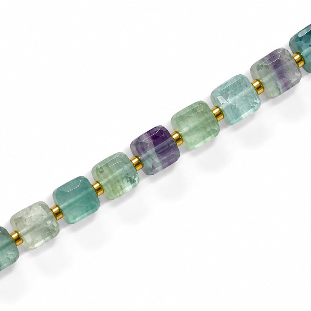 Fluorite 8mm Cube - Approx 40pcs