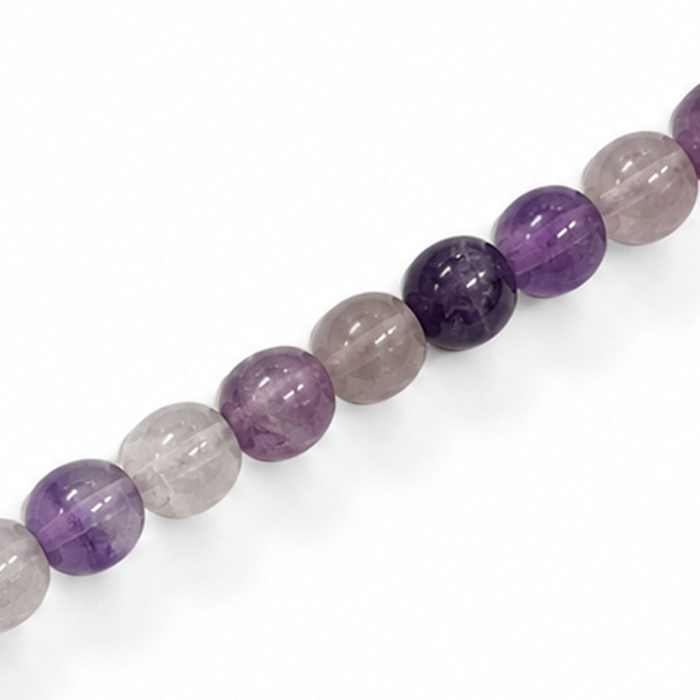 Fluorite Purple 8mm Round - Approx 45pcs