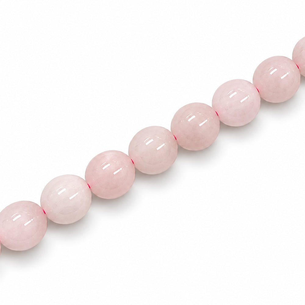 Rose Quartz 8mm Round - Approx 48 PCS