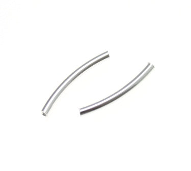15 x 2 mm sterling silver tube 1pc