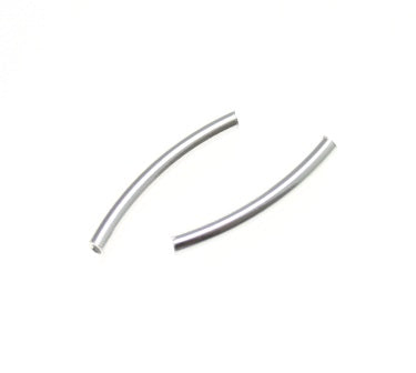 15  x 2 mm sterling silver tube 1pc