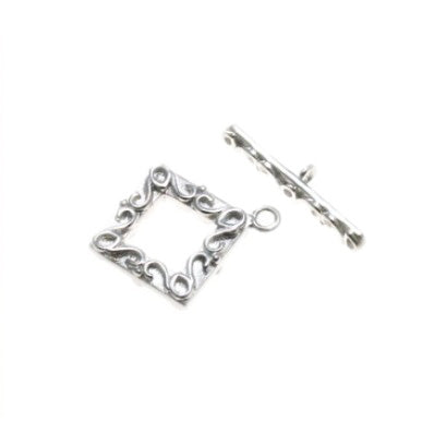 14 mm sterling silver toggle set