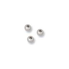 2 mm sterling silver beads 1pc