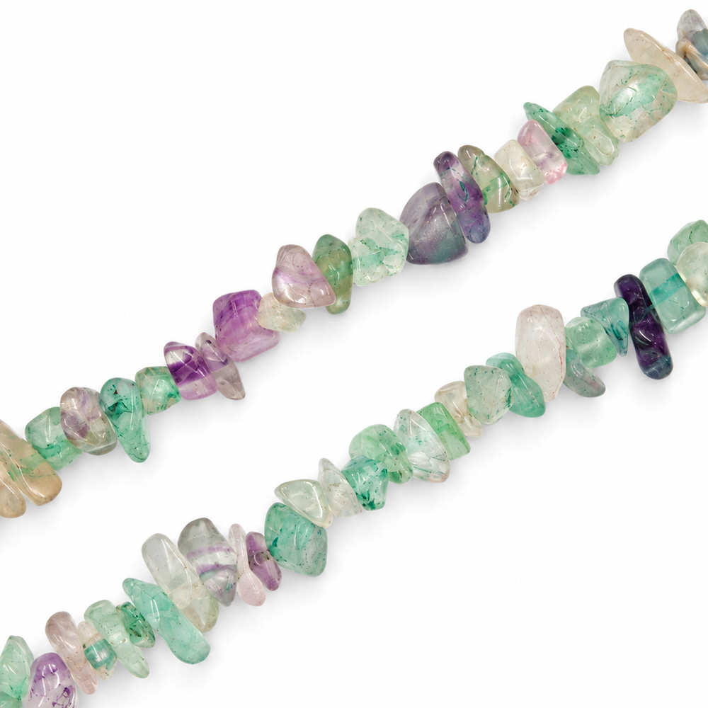 Fluorite Chip Beads - 84cm Strand
