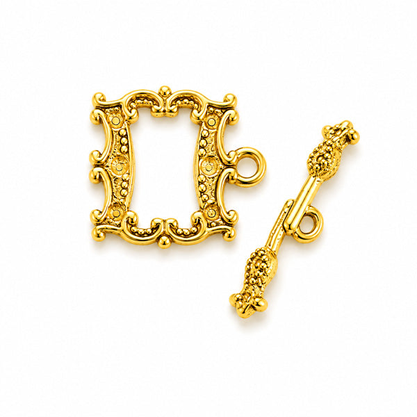 18mm Gold Toggle - 8 Sets
