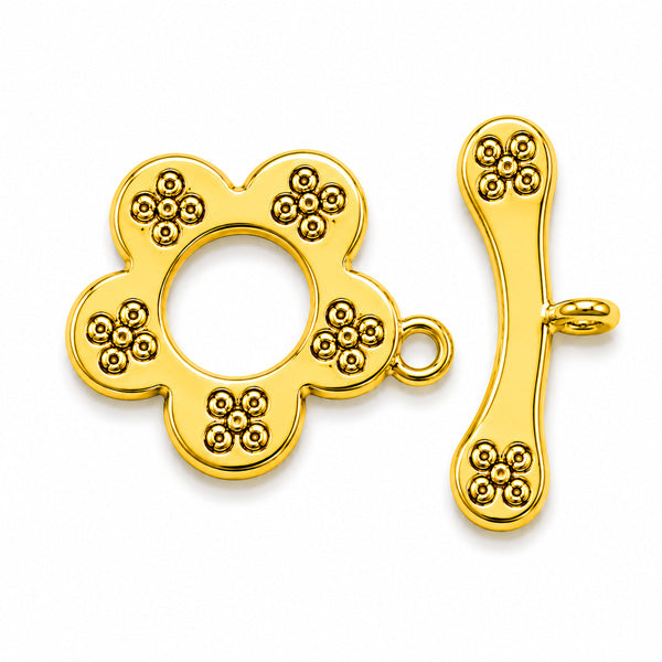 20mm Gold Toggle - 10 sets