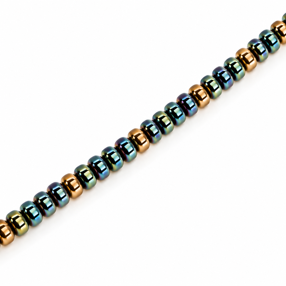 Hematite 4x2mm Disc Beads - Approx. 200pcs