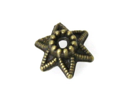 10mm antique bead caps 38pcs