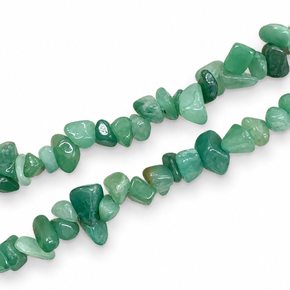 Aventurine Large Chip Beads - 85cm Strand