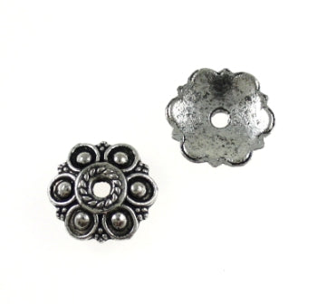 14mm silver 18pcs