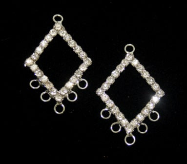 34mm diamante hanger 2pcs