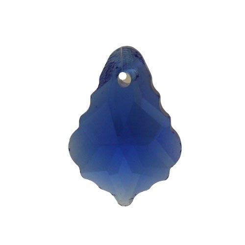 16 MM CRYSTAL BAROQUE BEADS ROYAL BLUE - 5 PCS
