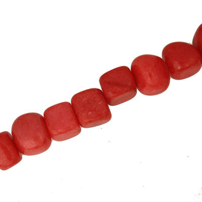 CUBE CHIP MELON - APPROX - 45 CM STRAND - 12 MM CUBE