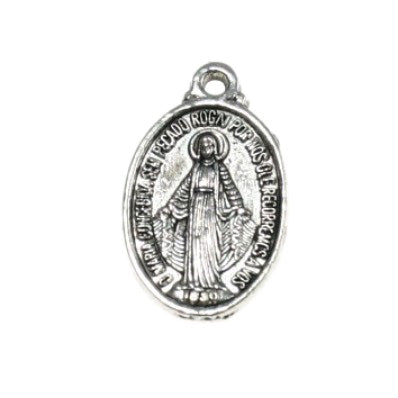 rosary 20 mm silver - 8 pcs