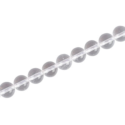 CRYSTAL QUARTZ 6 MM ROUND - 70 PCS