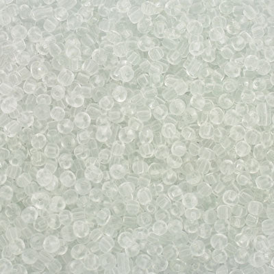 #8/0 SEED BEADS - APPROX 100G - CLEAR