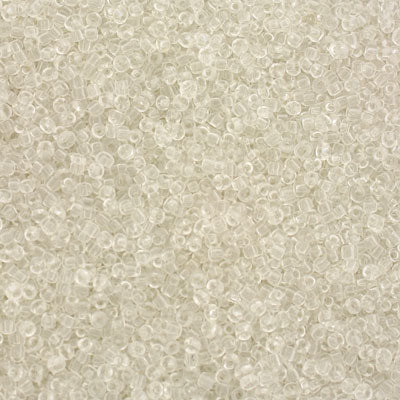 #11/0 SEED BEADS - APPROX 100G - CLEAR