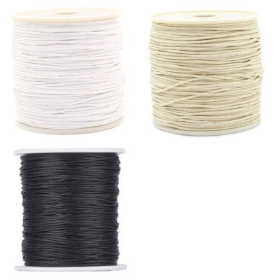 1 MM WAXED CORD - 50 M ROLL