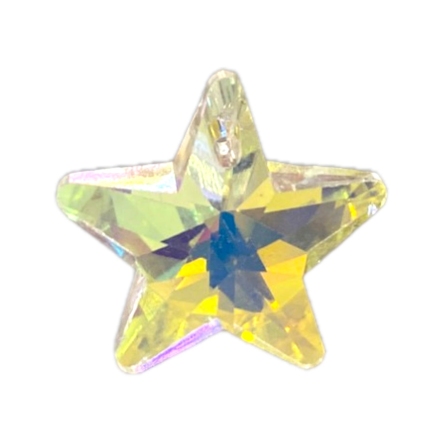 18 X 17 MM CRSTAL STAR BEADS - 4 PCS