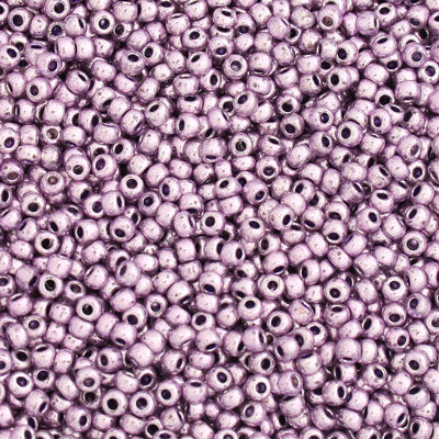 #9/0 ROCAILLES - APPROX 40G - METALLIC LILAC