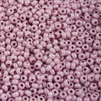 #9/0 ROCAILLES - APPROX 40G - SOFT LILAC LUSTER