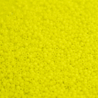 #15/0 ROCAILLES - APPROX 2G - YELLOW
