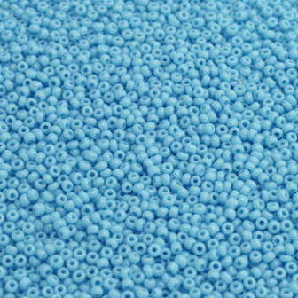#16/0 ROCAILLES - APPROX 2G - AQUA
