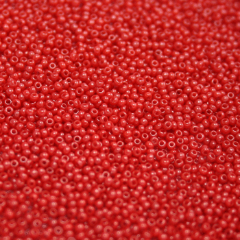 #16/0 ROCAILLES - APPROX 2G - RED