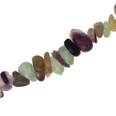 FLUORITE CHIP LARGE - 90 CM STRAND