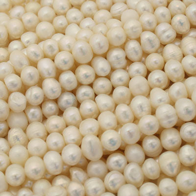 7.5 - 8 MM FRESH WATER PEARLS - 35 CM STRAND (FWP06)