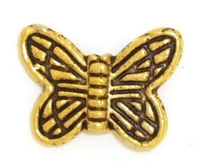 10mm gold butterfly 27pcs
