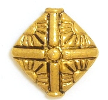 12mm gold 9 beads