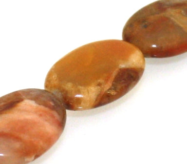 red kormen 24x18 mm -16 beads