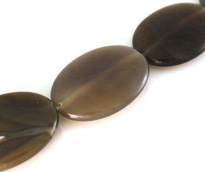 agate grey 40x30 mm 10 beads