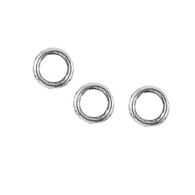 6 MM SILVER RINGS - APPROX 190 PCS